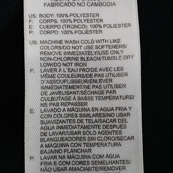 𝅺Reebox Breast Cancer Awareness Black Pink  Detail Long Sleeve Zip Up Jacket - Picture 7 of 10